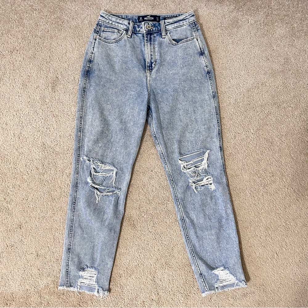 Hollister Acid Wash Mom Jeans